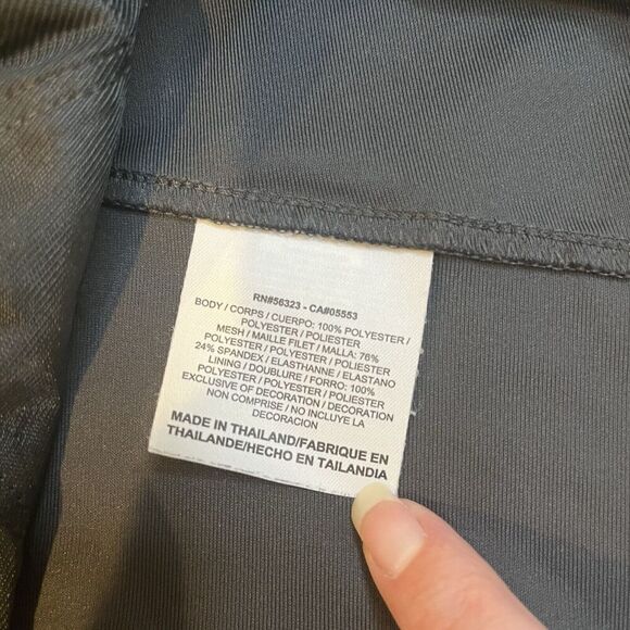 Nike Lightweight Medium Gray & White Full Zip Running Track Jacket Women's - Picture 10 of 12